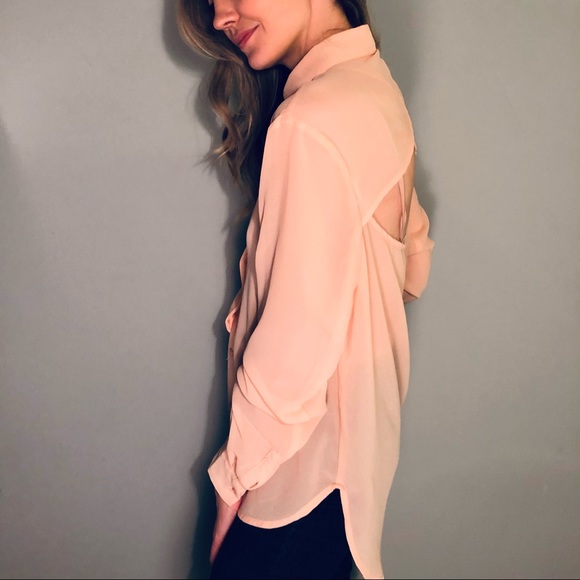 Mink Pink Soft Pink Blouse - Picture 2 of 6